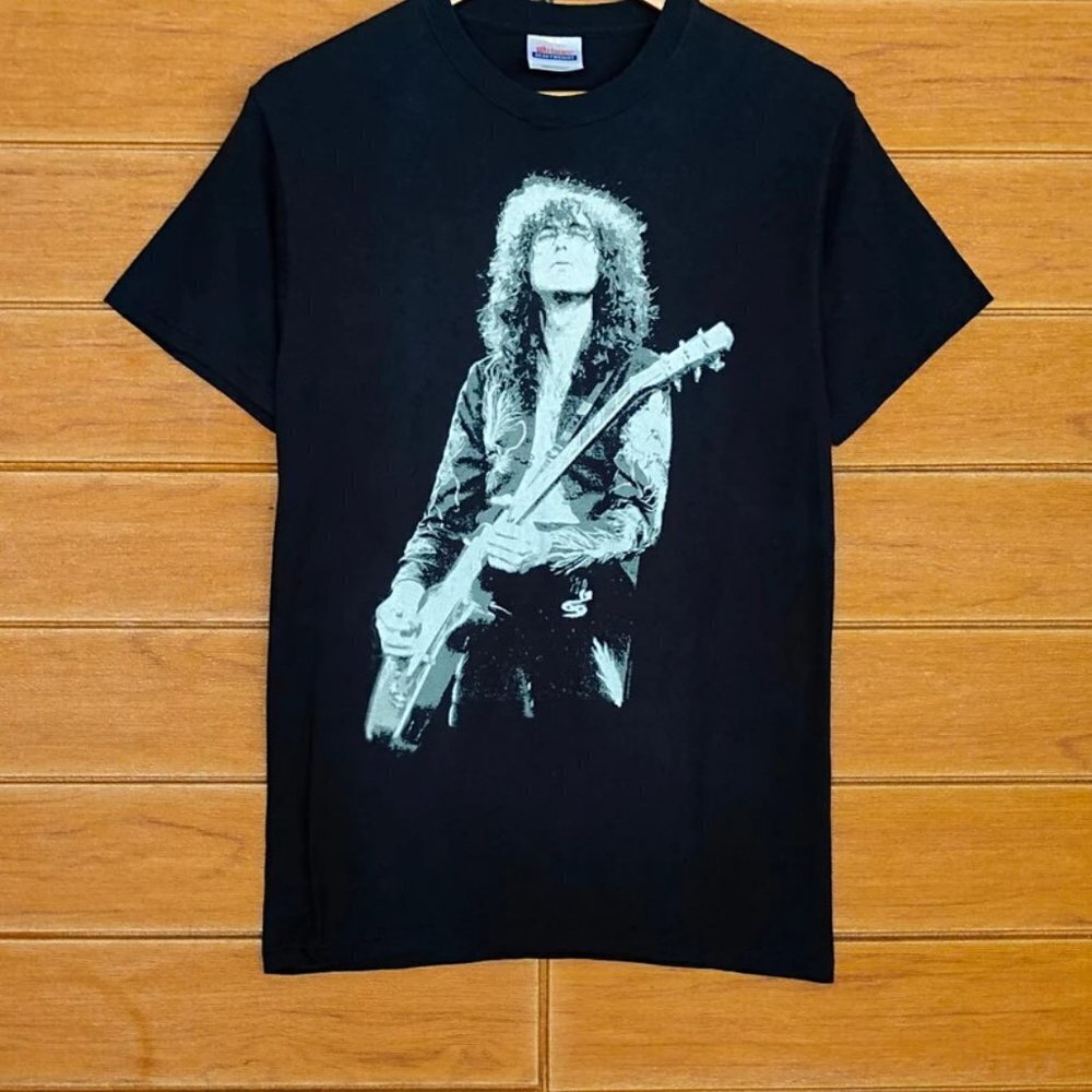 00S Jimmy Page Led Zeppelin Band Tshirt Zoso Myth Gem Ltd